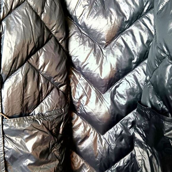 LONDON FOG Women’s Black Ultra Lightweight Packable Down Jacket Size Small - Picture 8 of 12